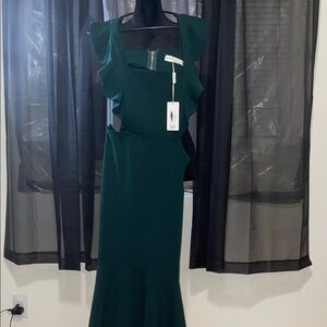 Petal & Pup Emerald Backless Dress